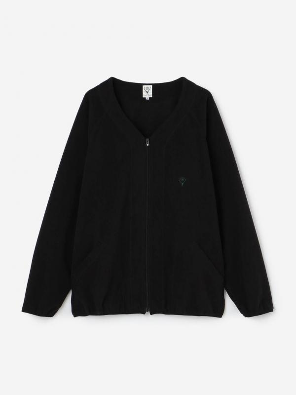 South2 West8 | フリース Vネックジップカーディガン MEN