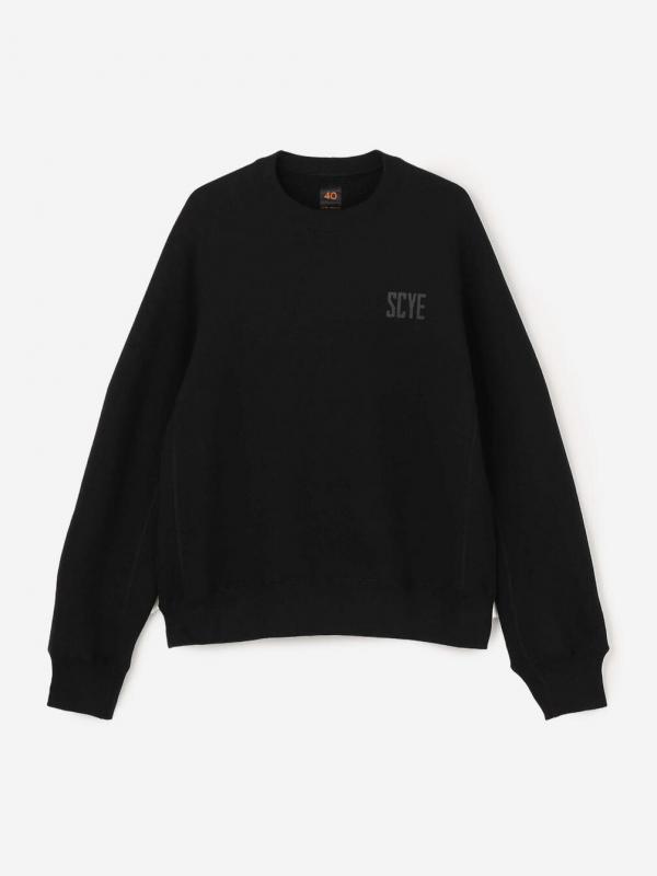 SCYE BASICS | コットン ロゴスウェット MEN