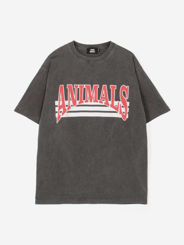 STUDIO WEAREALLANIMALS | Curved Arch Logo 半袖Tシャツ MEN