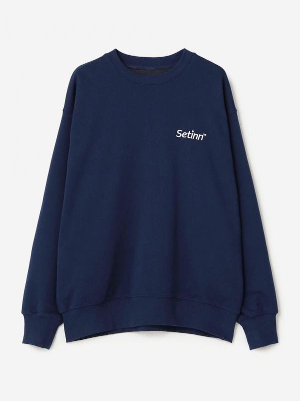 Setinn | クルーネック スウェットプルオーバー MEN