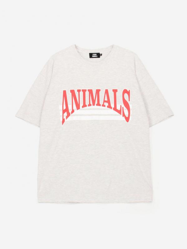 STUDIO WEAREALLANIMALS | Curved Arch Logo 半袖Tシャツ MEN