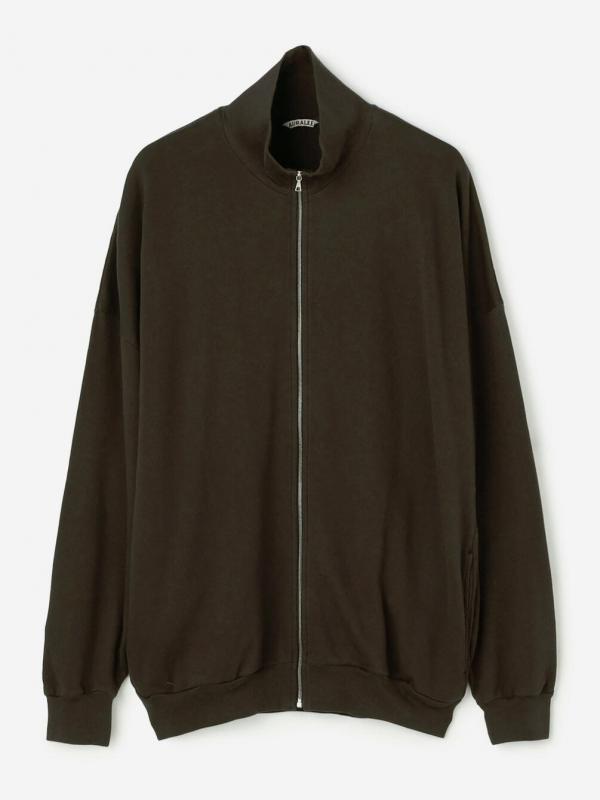 AURALEE | SUPER HIGH GAUGE SWEAT ZIP BLOUSON MEN
