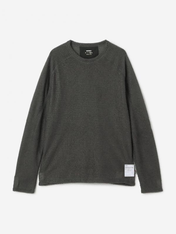SATISFY｜クルーネック 長袖プルオーバー MEN