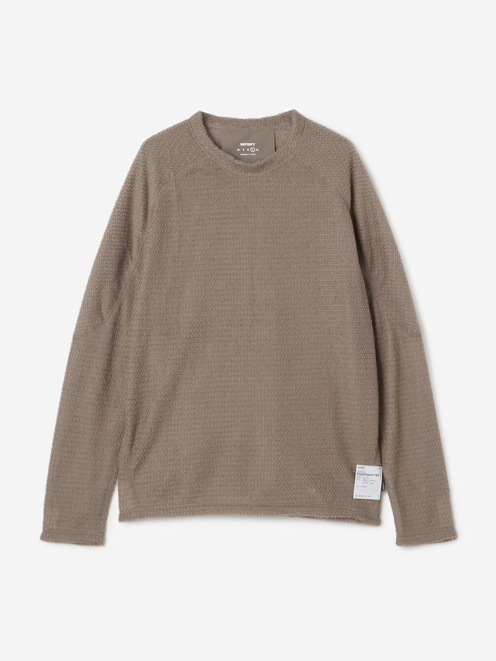 SATISFY｜クルーネック 長袖プルオーバー MEN