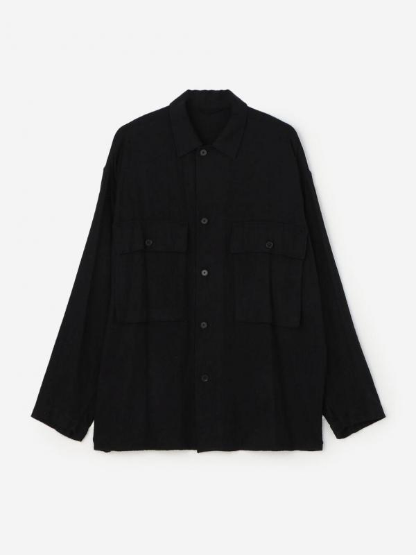 KAPTAIN SUNSHINE | シルクフランネル レギュラーカラーシャツジャケット MEN