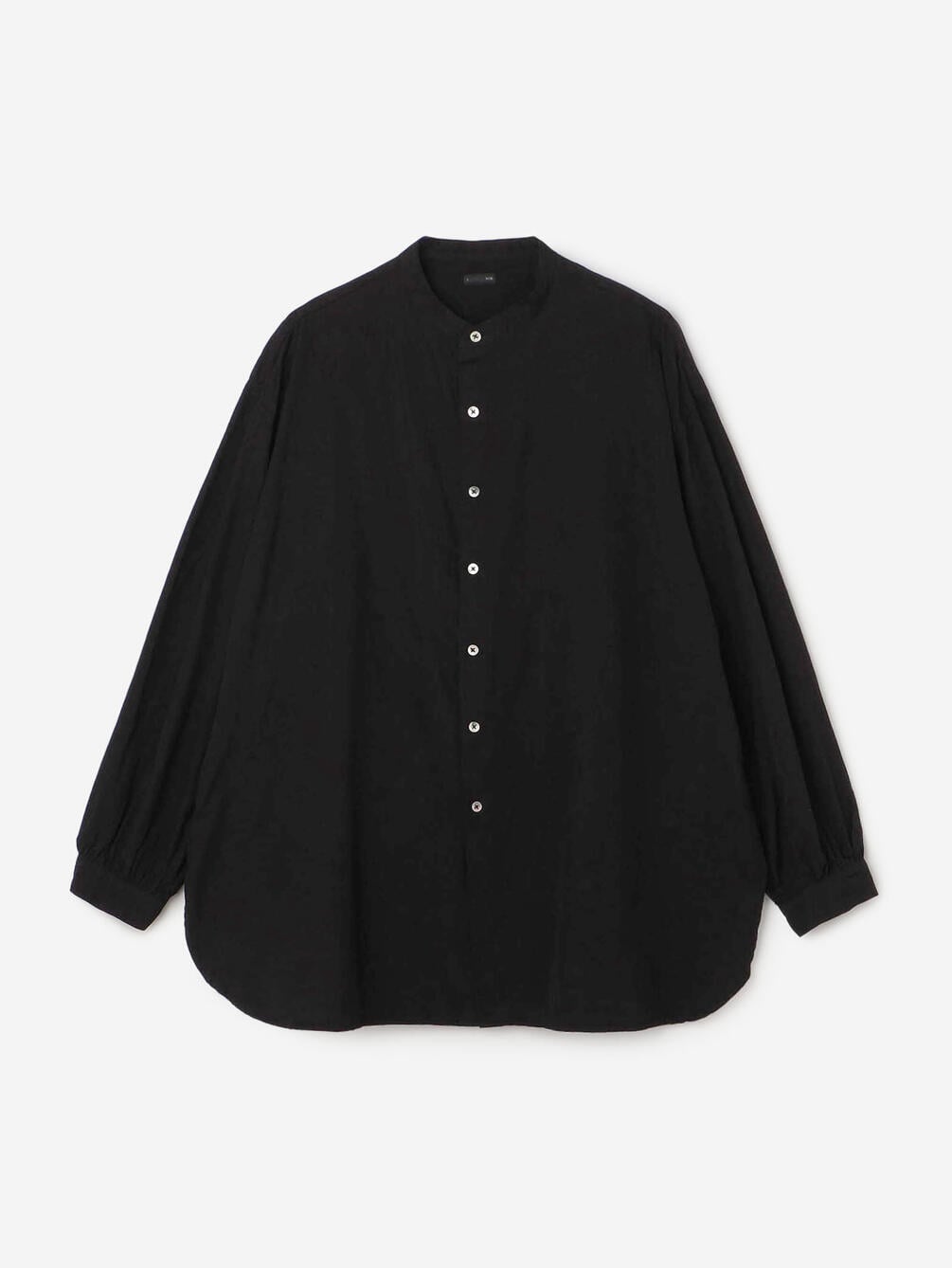 holk | コットン バンドカラー 長袖シャツ MEN