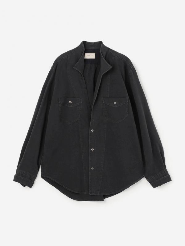 SARTO | LIGHT SELVAGE DENIM WING COLLAR SHIRT MEN
