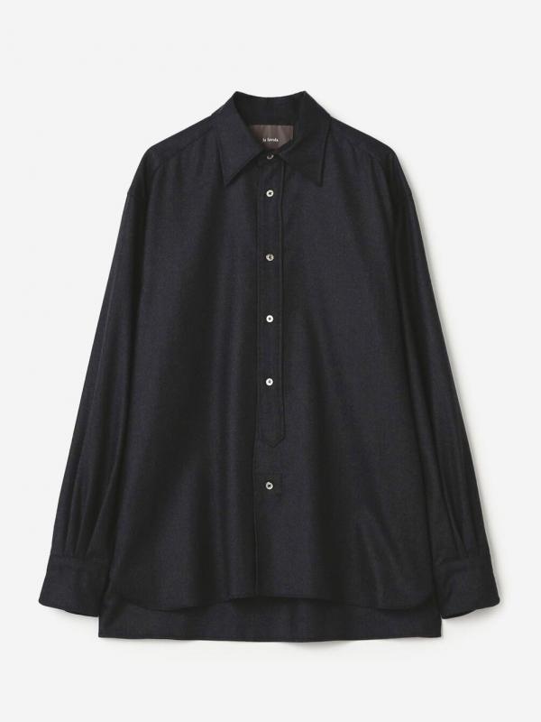 la favola | ウールストレッチ レギュラーカラーシャツ MEN