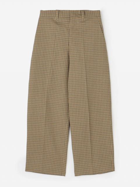BOWTE | SUPER130'S CHECK DRESS TROUSERS MEN