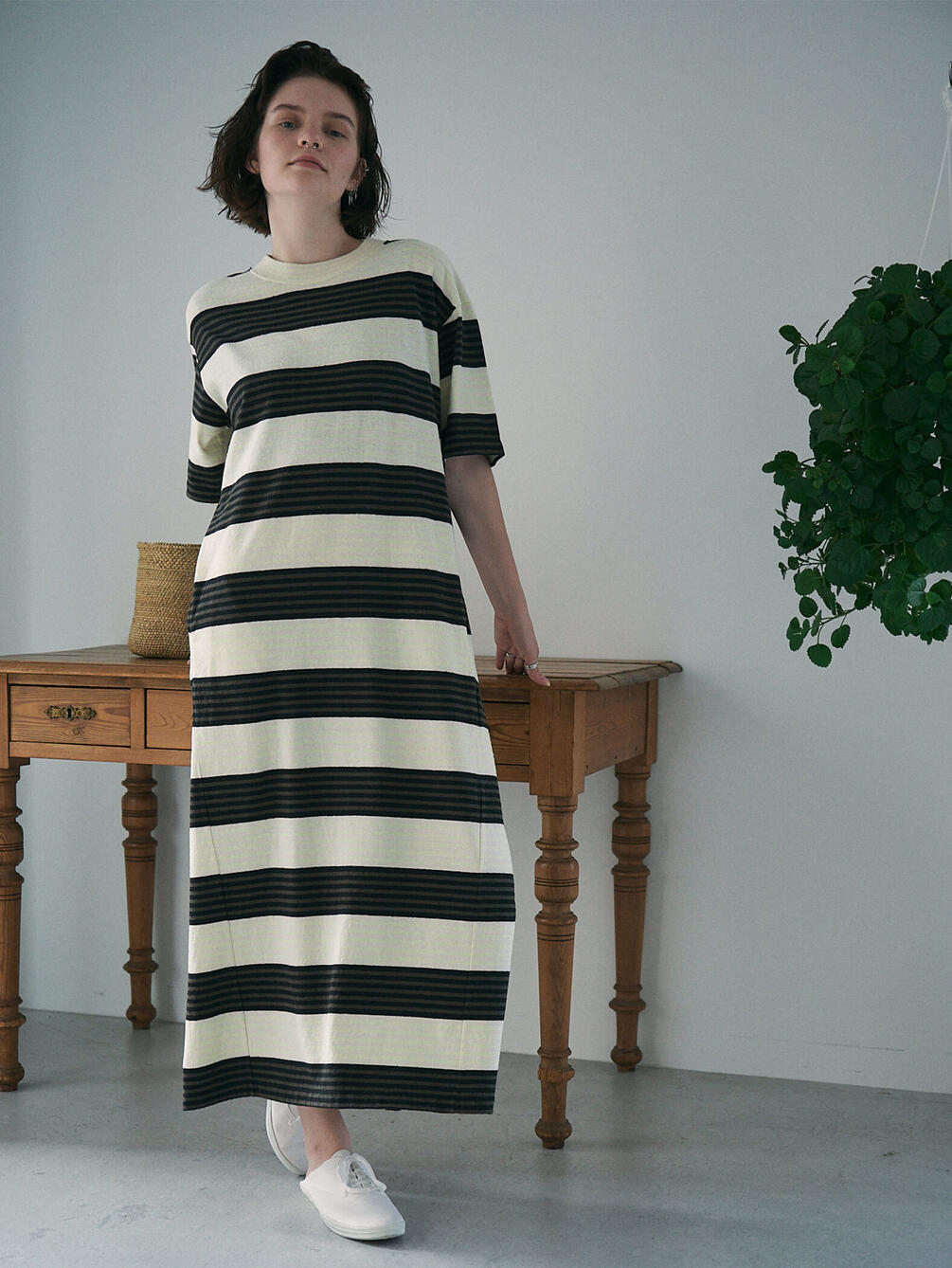 Unfil ボーダーtシャツワンピース Women Unfil Bshop ビショップ Bshop Unfil ボーダーtシャツワンピース Women Unfil Bshop ビショップ Bshop