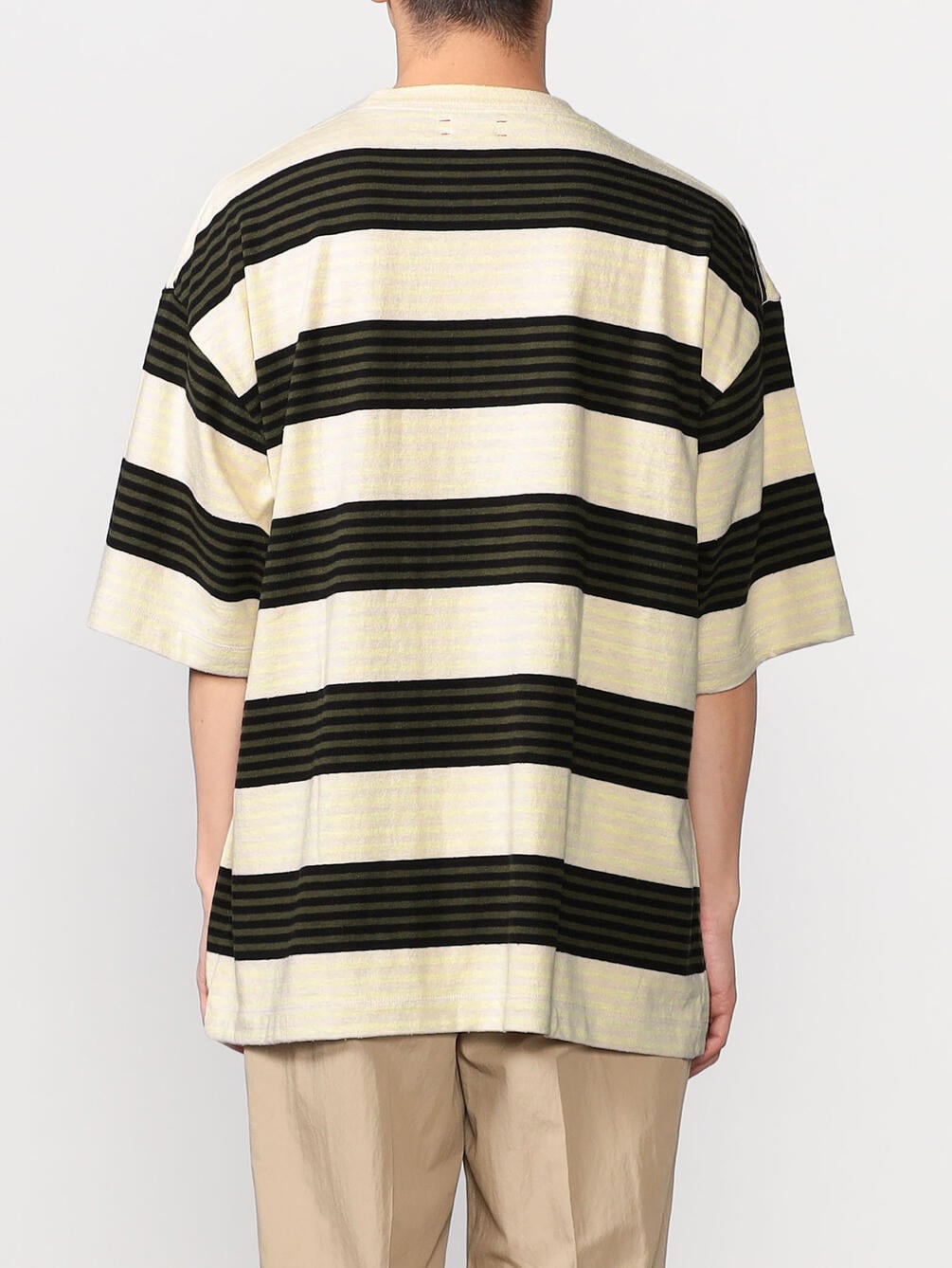 Unfil ボーダーポケットtシャツ Men Unfil ボーダーポケットtシャツ Men