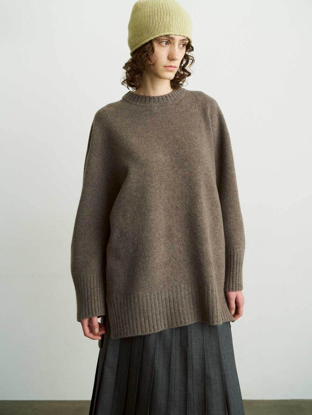 UNFIL | ラムズウール オーバーサイズプルオーバー WOMEN