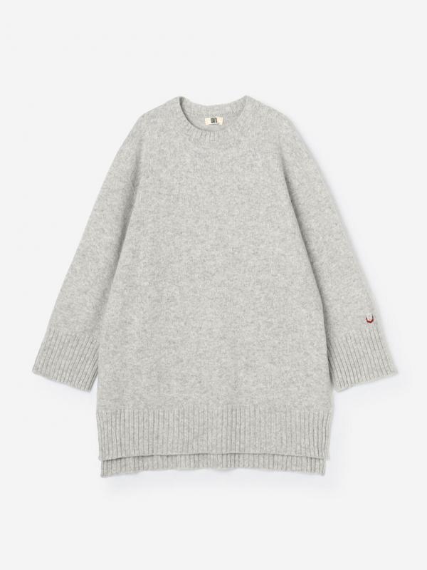 UNFIL | ラムズウール オーバーサイズプルオーバー WOMEN