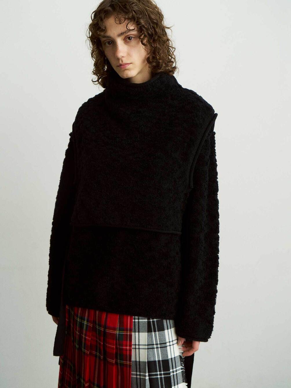 UNFIL | ランダムウール ハイネックニット WOMEN