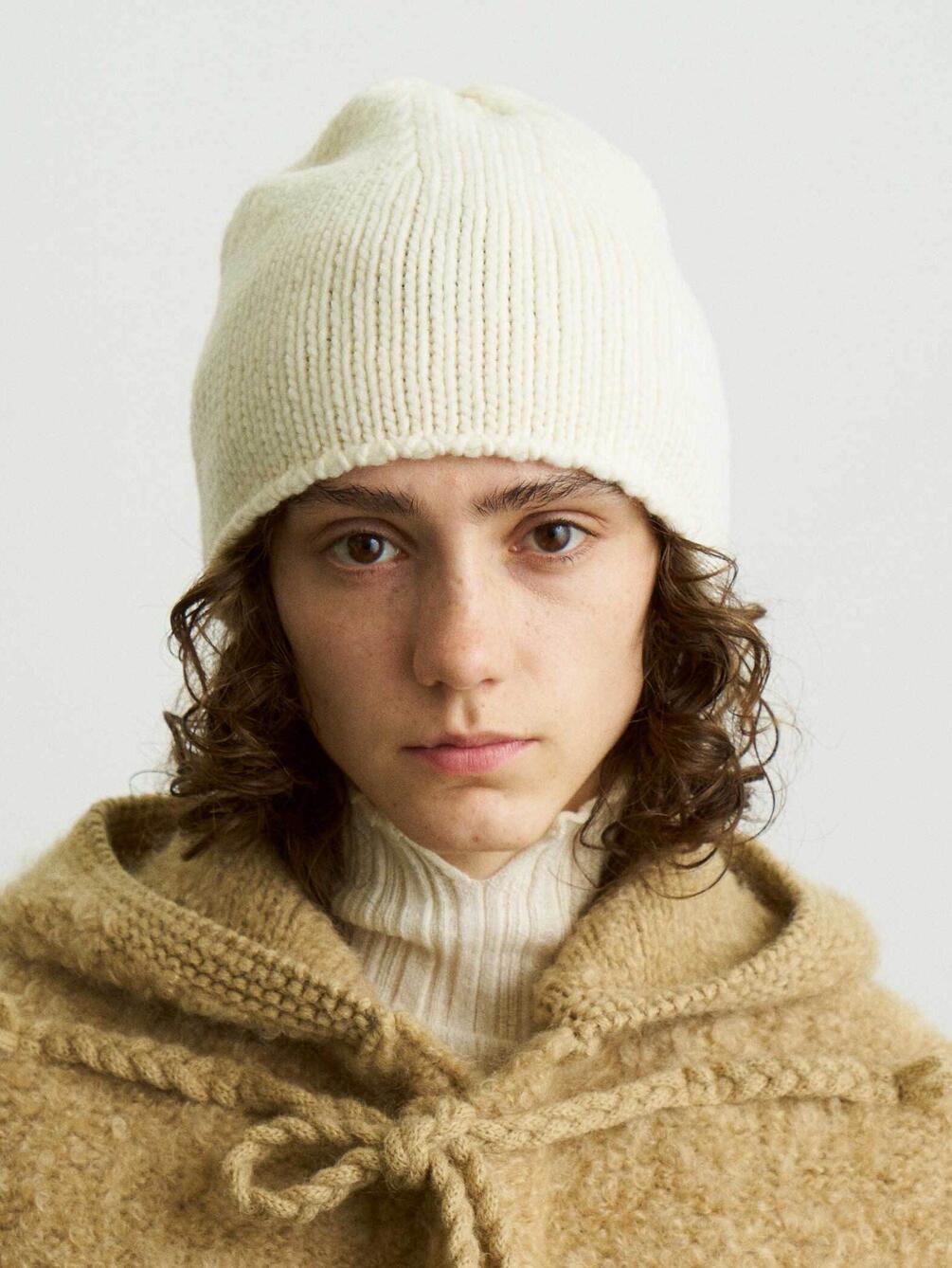 UNFIL | フェルトヤーン チャンキーニットビーニー WOMEN