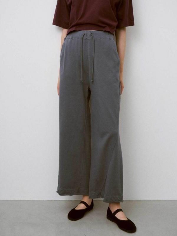 UNFIL | コットンテリー ワイドスウェットパンツ WOMEN