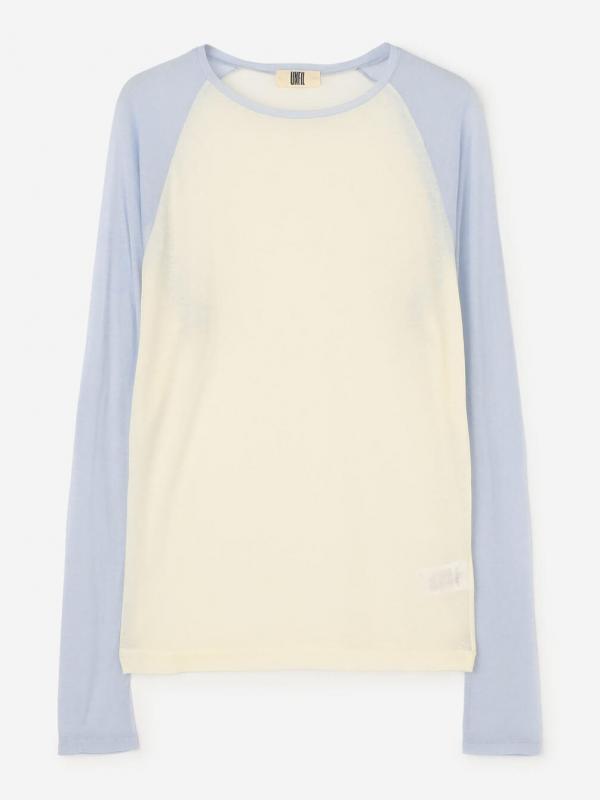UNFIL | コットンカシミア フットボールTシャツ WOMEN