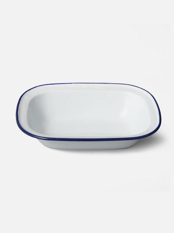 LABOUR AND WAIT | ENAMEL PIE DISH LARGE