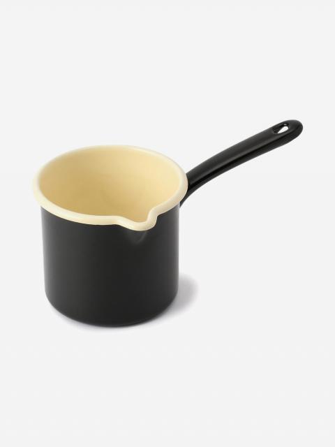 LABOUR AND WAIT | ENAMEL MILK POT BLACK