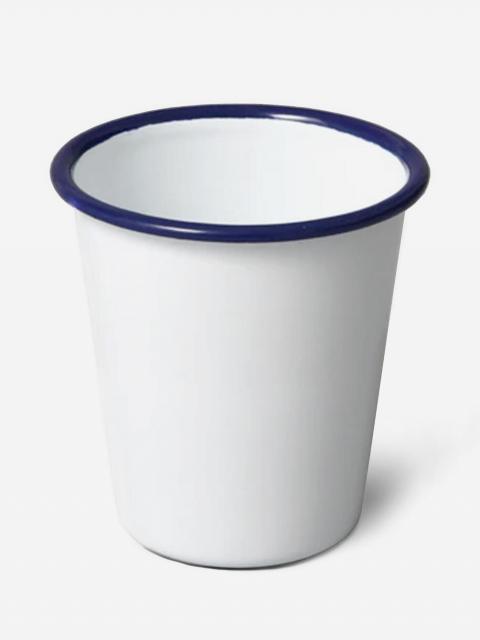 LABOUR AND WAIT | ENAMEL TUMBLER WHITE