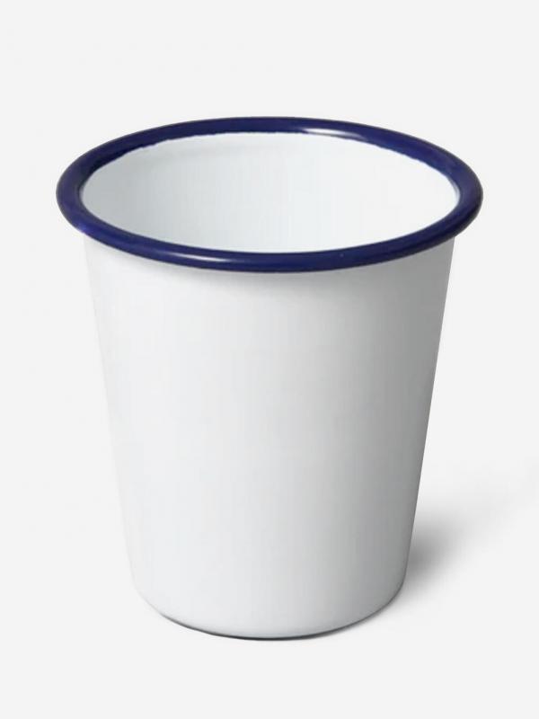 LABOUR AND WAIT | ENAMEL TUMBLER WHITE