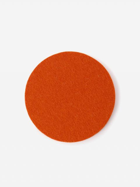 LABOUR AND WAIT | FELT COASTER ORANGE
