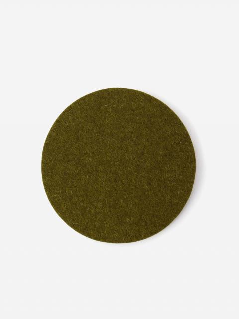 LABOUR AND WAIT | FELT COASTER OLIVE