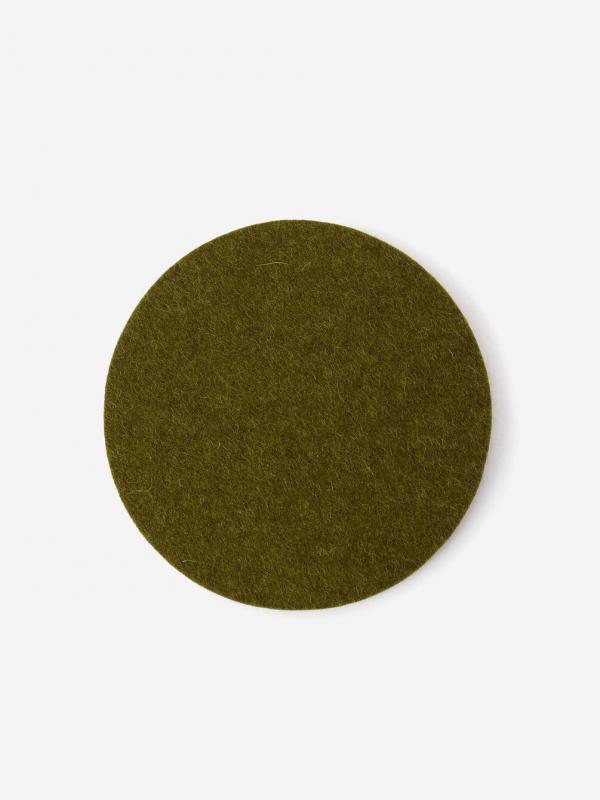 LABOUR AND WAIT | FELT COASTER OLIVE