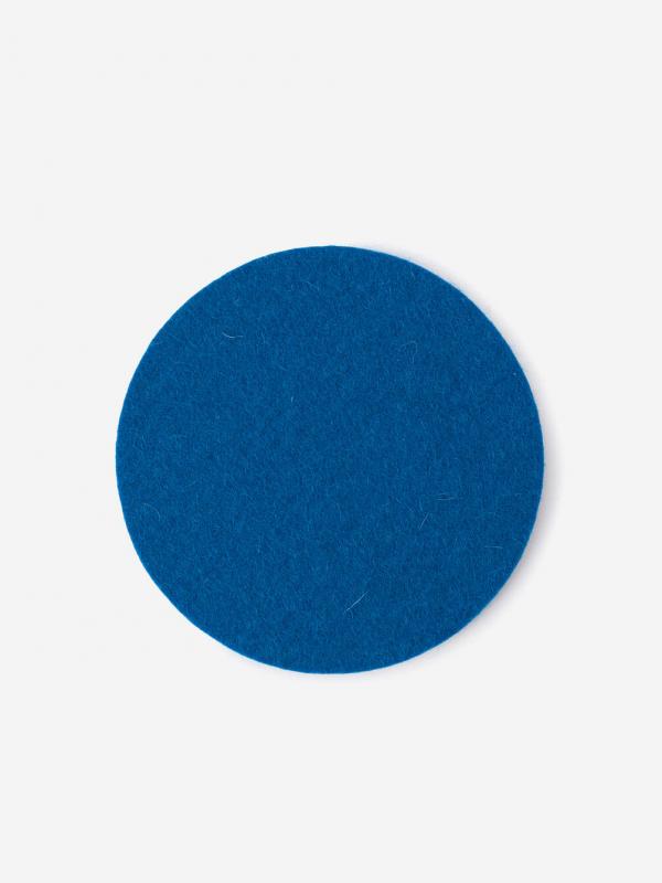 LABOUR AND WAIT | FELT COASTER BLUE