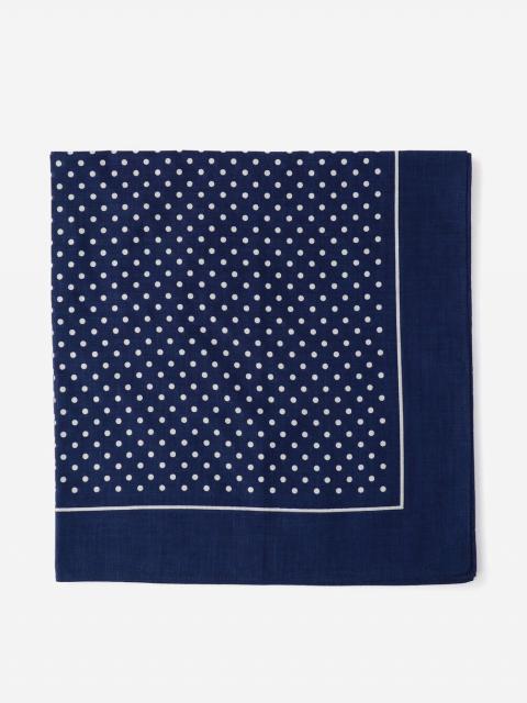 LABOUR AND WAIT | POLKADOT HANDKERCHIEF NAVY
