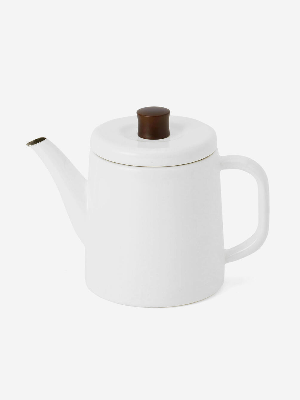 LABOUR AND WAIT | JAPANESE ENAMEL TEAPOT WHITE
