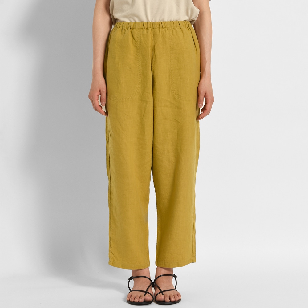 DANTON ダントン コットンリネン　イージーパンツ　マスタード WOMEN'S LINEN EASY PANTS｜PANTS｜DANTON(ダントン)｜DANTON