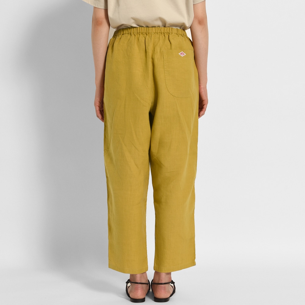 DANTON ダントン コットンリネン　イージーパンツ　マスタード WOMEN'S LINEN EASY PANTS｜PANTS｜DANTON(ダントン)｜DANTON