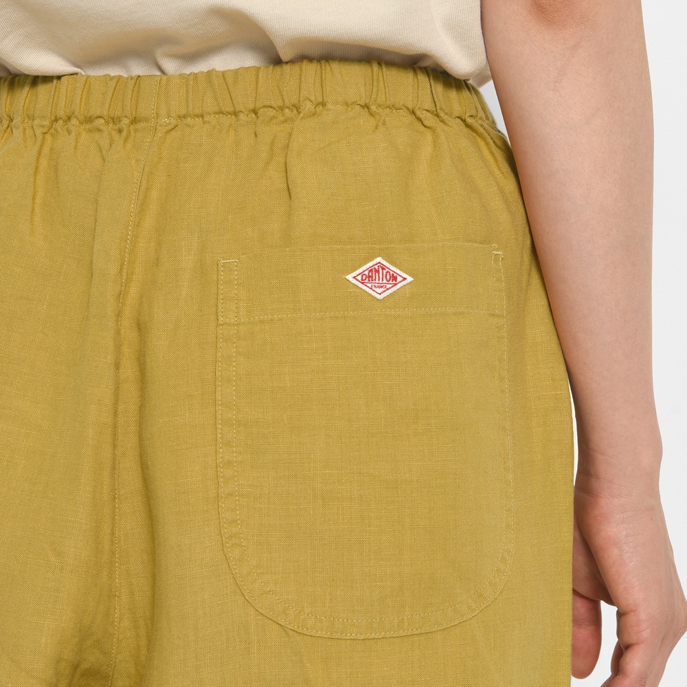 パンツ DANTON COTTON LINEN WEATHER EASY PANTS WOMEN'S LINEN-BLEND EASY CROPPED PANTS｜PANTS｜DANTON