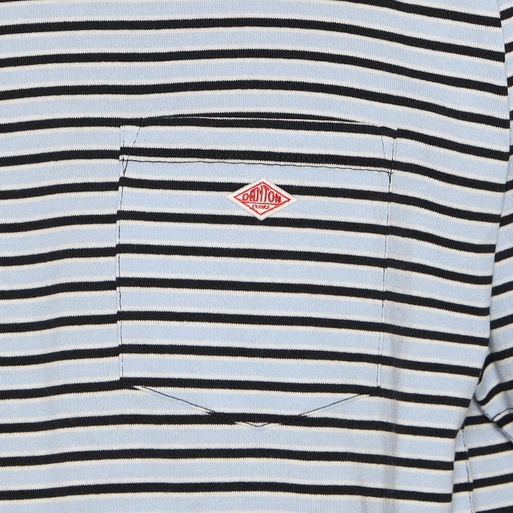 striped pocket t shirt