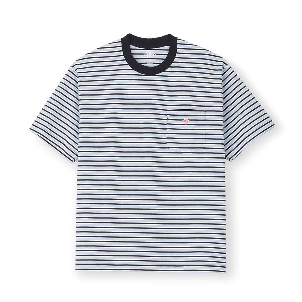 striped pocket t shirt