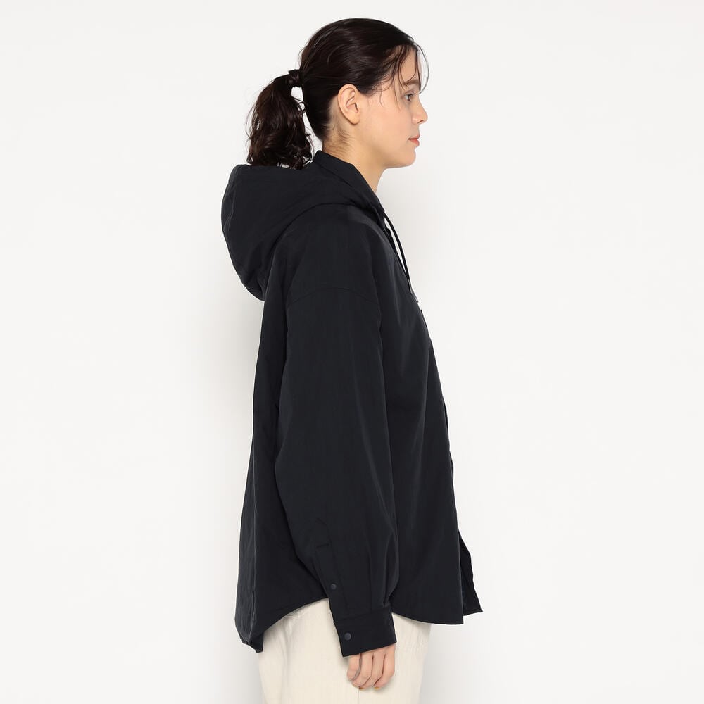 WOMEN'S INSULATION HOODED SHIRT JACKET SOLID｜COAT｜DANTON