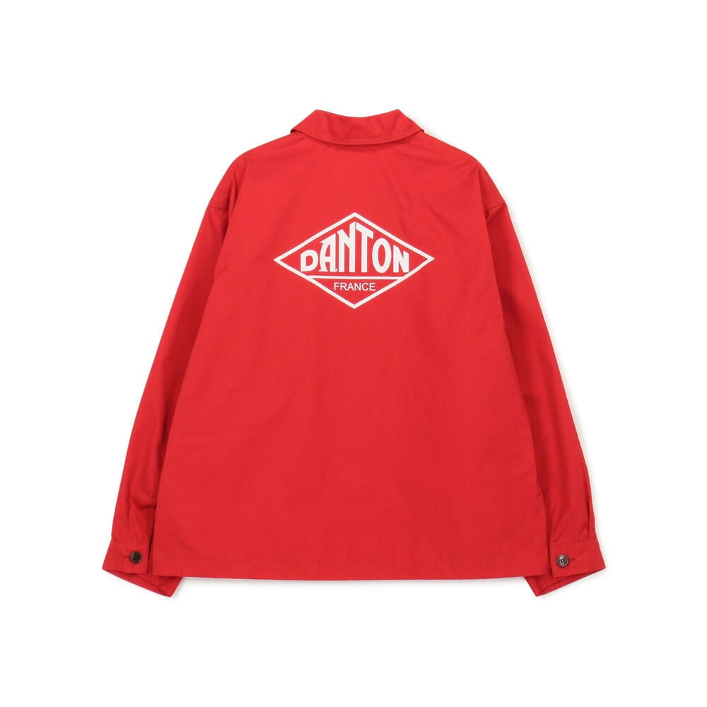 ジャケット・アウター danton back print coverall 40 Danton Men's Back Print Coverall Jacket in Ivory Danton