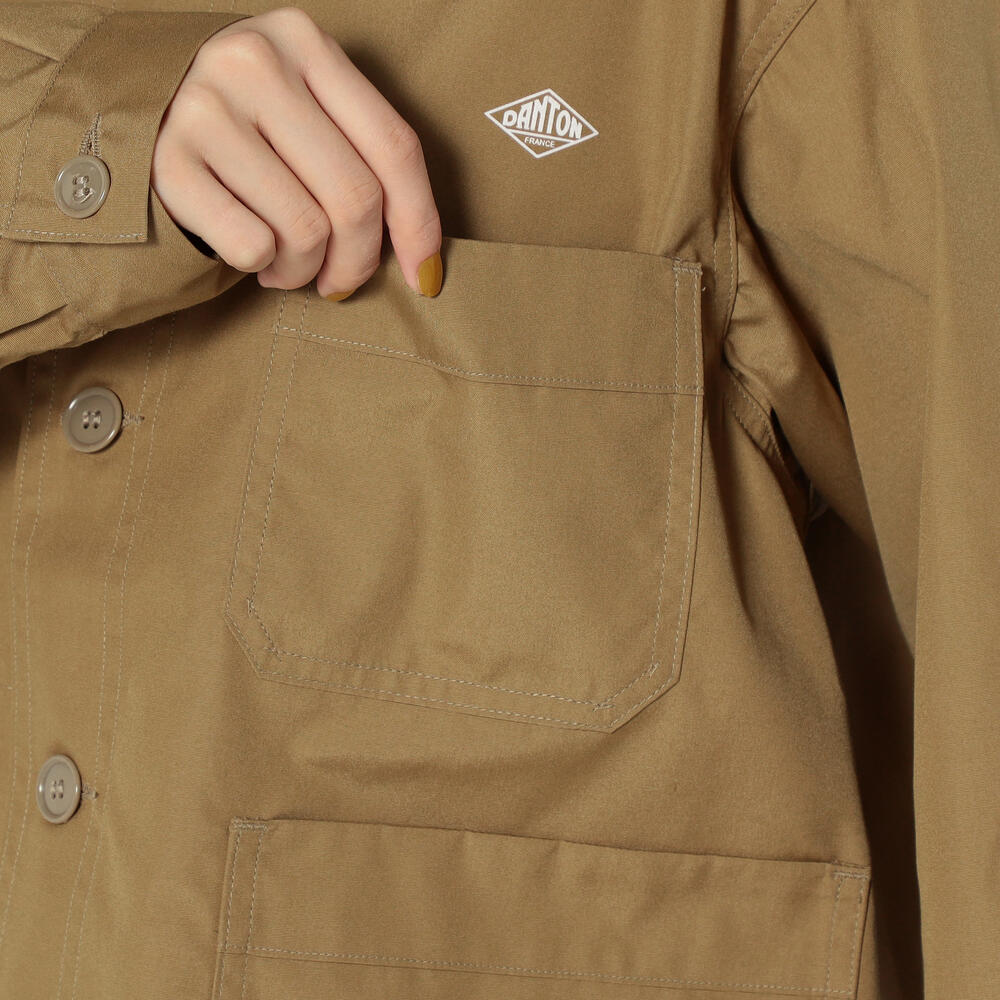 ジャケット・アウター danton back print coverall 40 Danton Men's Back Print Coverall Jacket in Ivory Danton