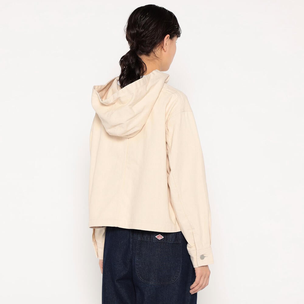 WOMEN'S COTTON DRILL HOODED JACKET ECRU｜JACKET｜DANTON