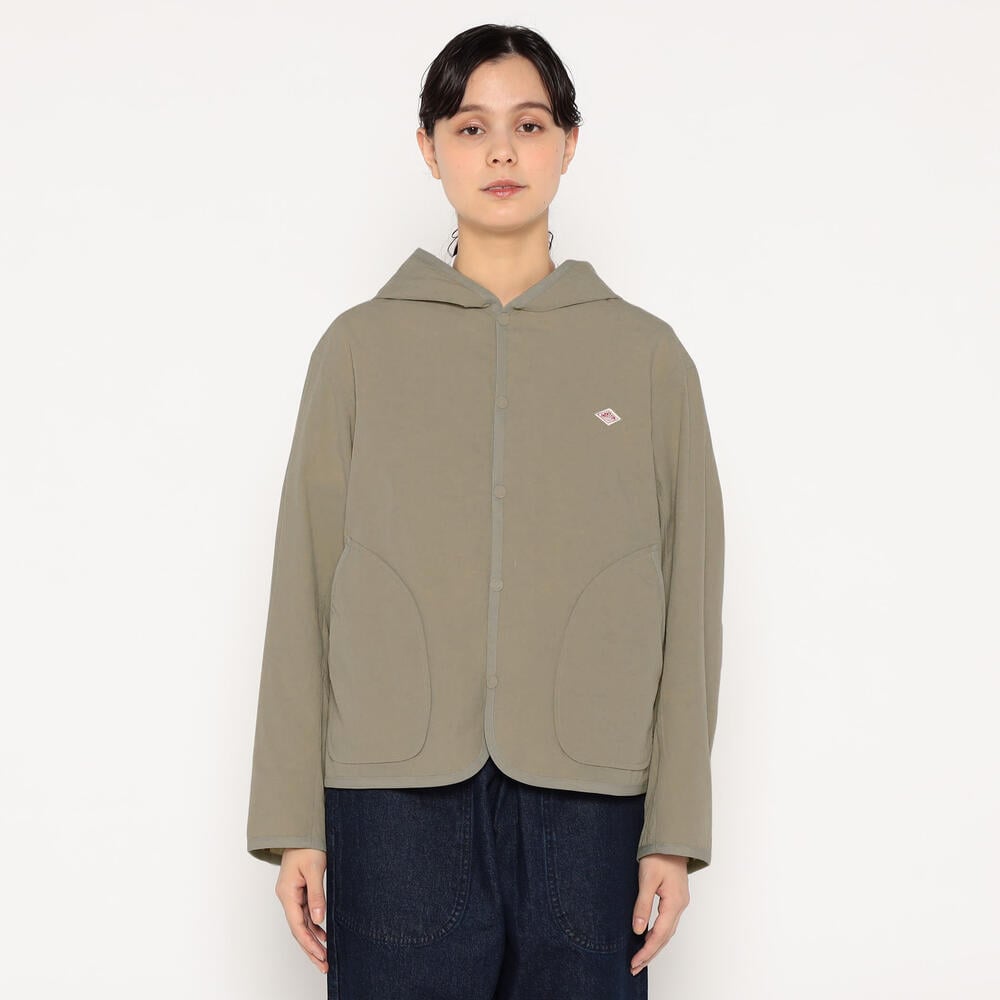 WOMEN'S ORGANIC COTTON WASHER HOODED JACKET｜JACKET｜DANTON