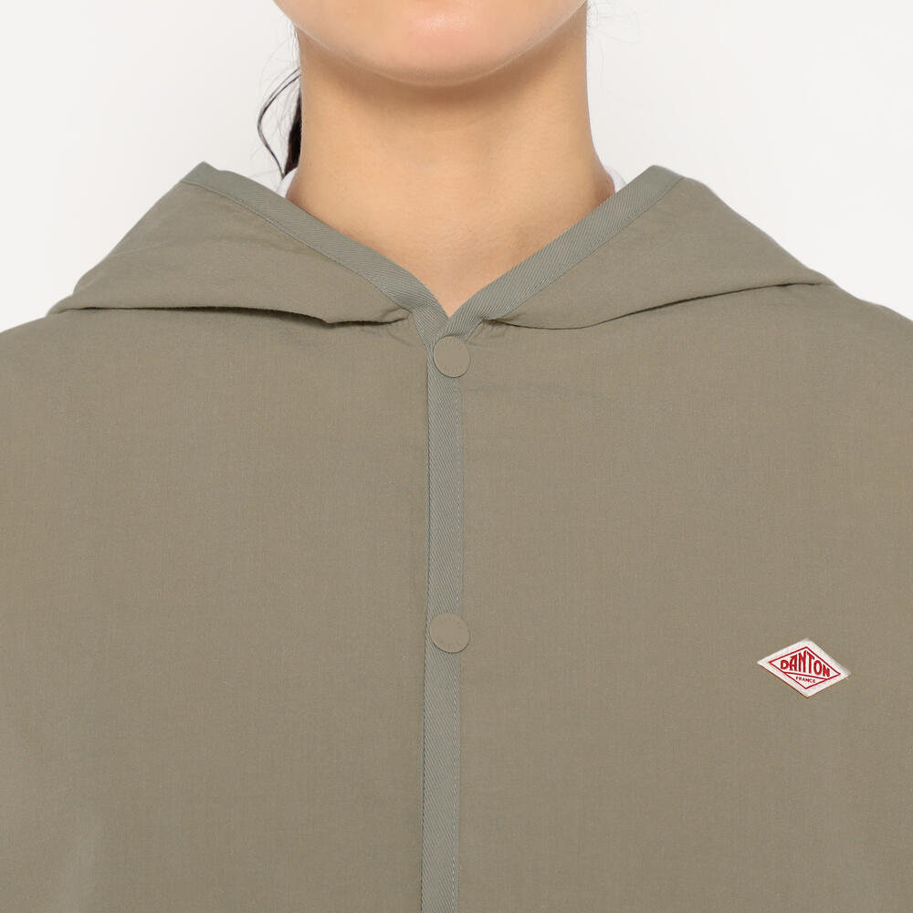 WOMEN'S ORGANIC COTTON WASHER HOODED JACKET｜JACKET｜DANTON
