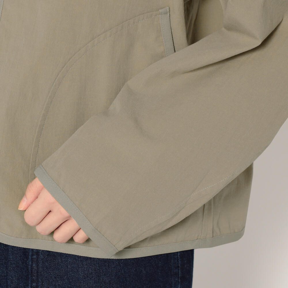 WOMEN'S ORGANIC COTTON WASHER HOODED JACKET｜JACKET｜DANTON