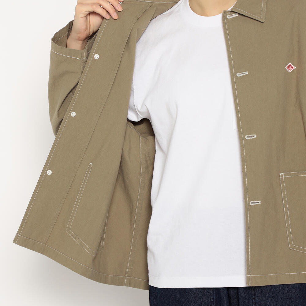 WOMEN'S HORSE CLOTH SHIRT COVERALLS｜JACKET｜DANTON(ダントン