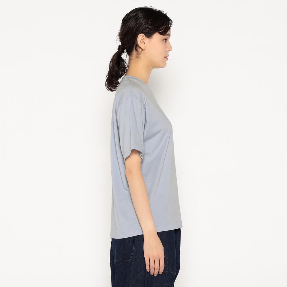 DANTON｜ (SHORT SLEEVE INNER T-SHIRT PLAIN (DTC0196-CVT DANTON WOMEN'S COTTON LINEN SLUB SLEEVELESS SHIRT