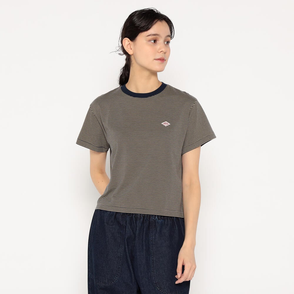 【DANTON】 Danton S/S Work Shirt Beige/Grey Check | Maplestore
