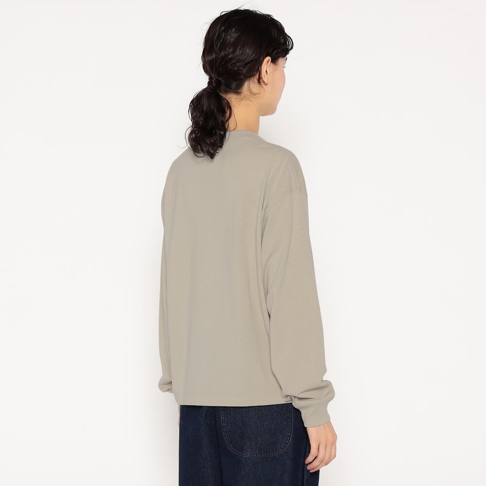 WOMEN'S LONG SLEEVE T-SHIRT PLAIN｜CUT AND SEWN｜DANTON