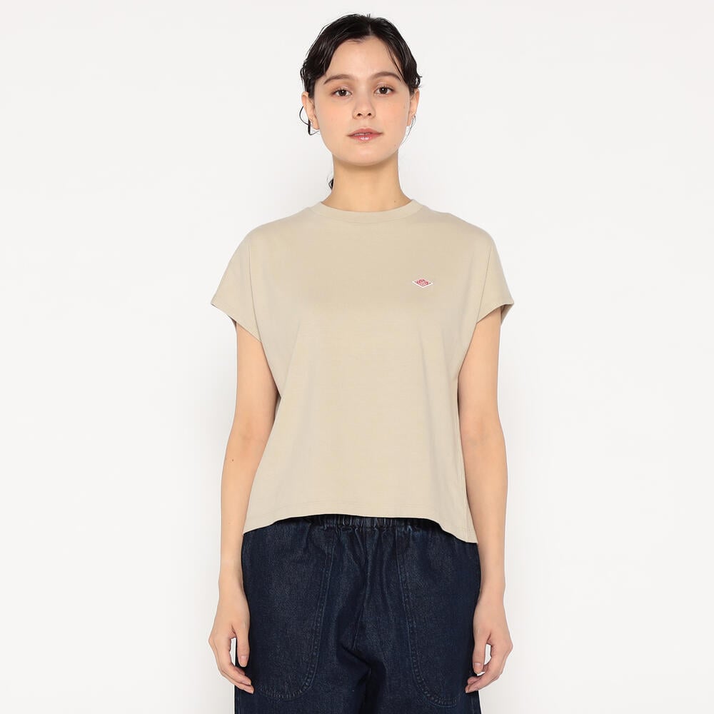 WOMEN'S COTTON JERSEY DOLMAN SHORT T-SHIRT PLAIN｜CUT AND