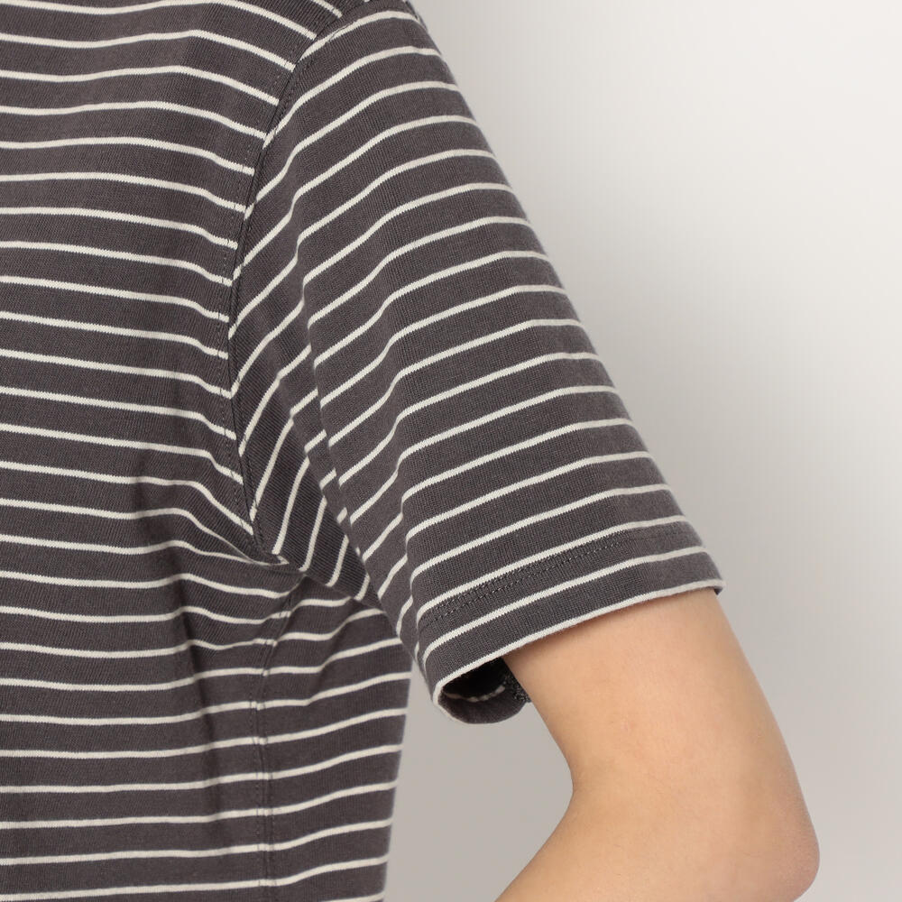 tシャツ COTTON LINEN STRIPE JERSEY レディース MHL./COTTON LINEN STRIPE JERSEY SS WOMENS (NATURAL)