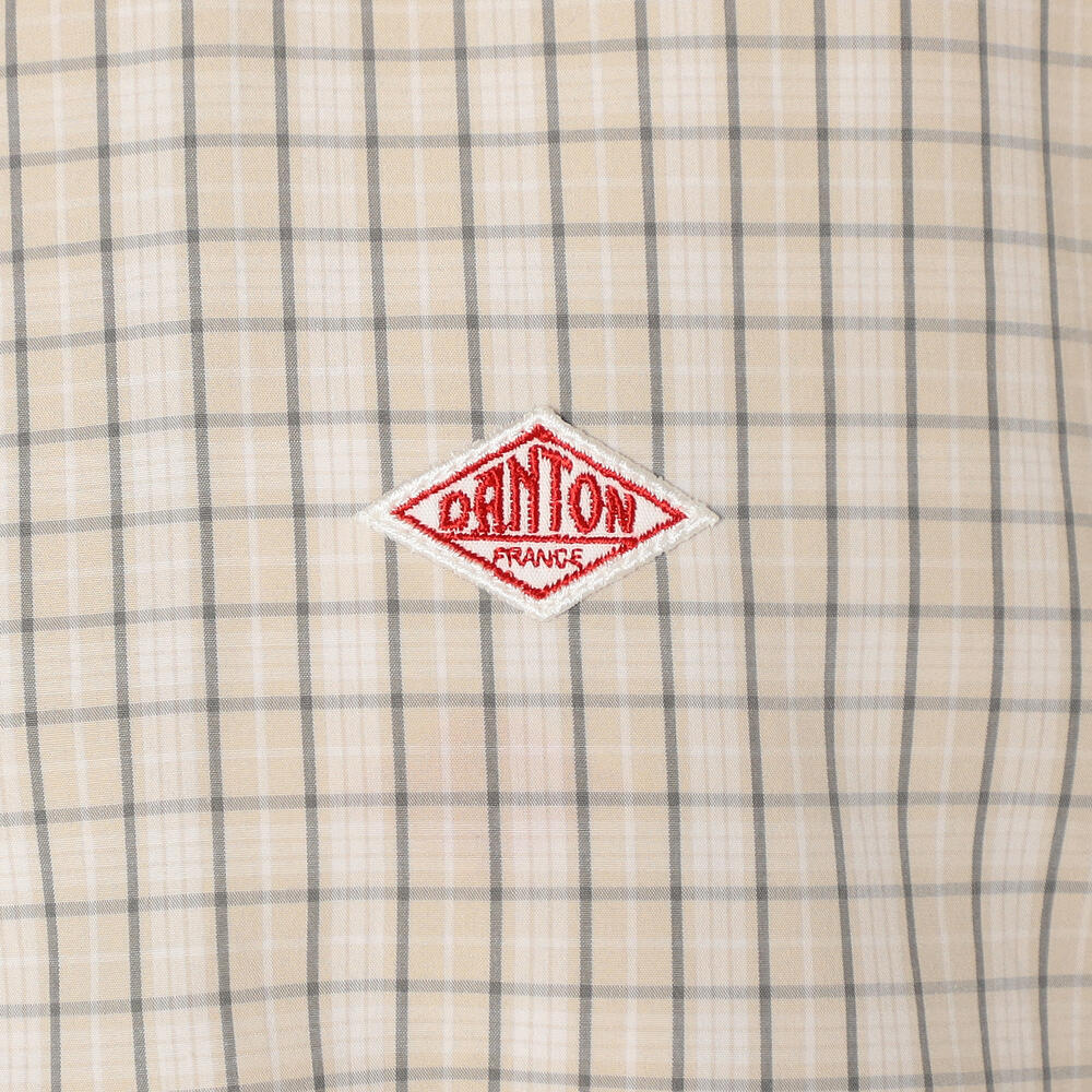 WOMEN'S COTTON POPLIN HALF SLEEVE SHIRT PLAID｜SHIRT｜DANTON